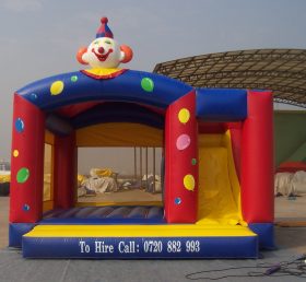 T2-2950 Glad clown uppblåsbar trampolin
