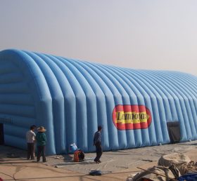Tent1-351 Blå uppblåsbart tält