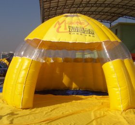 Tent1-426 Gult uppblåsbart tält