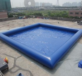 Pool2-522 Blå uppblåsbar pool