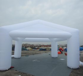 Tent1-359 Vitt uppblåsbart tält