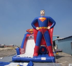 T8-235 Superman Super Hero Uppblåsbara Skidder