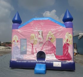 T2-3042 Prinsessan uppblåsbar trampolin