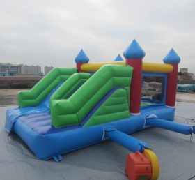 T2-954 Slott uppblåsbar trampolin