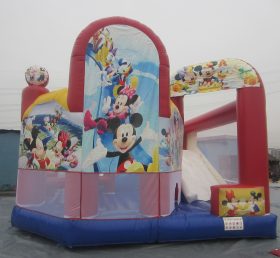 T2-563 Disney Mickey & Minnie uppblåsbar glidslott