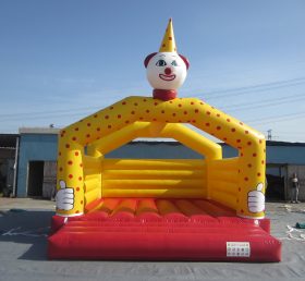 T2-1118 Glad clown uppblåsbar trampolin