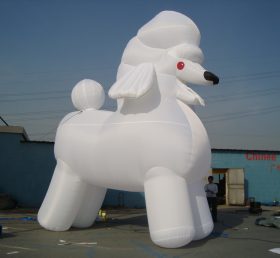 Cartoon1-488 Hunduppblåsbar tecknad 6 meter hög