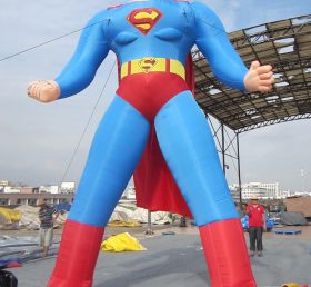 Cartoon1-399 Superman Super Hero Uppblåsbar Tecknad