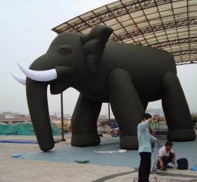 Cartoon1-807 Elefant uppblåsbar tecknad