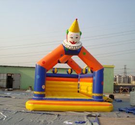 T2-2944 Glad clown uppblåsbar trampolin