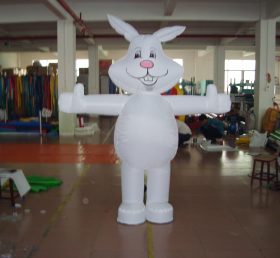 M1-227 Uppblåsbar rörlig tecknad kanin