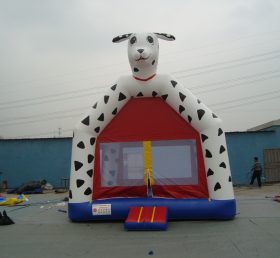T2-2514 Hunduppblåsbar trampolin