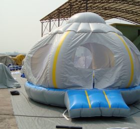 T2-2432 Kommersiell uppblåsbar trampolin