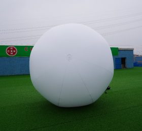 B2-23 Utomhus uppblåsbar vit ballong