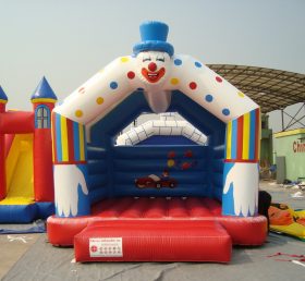 T2-2936 Glad clown uppblåsbar trampolin