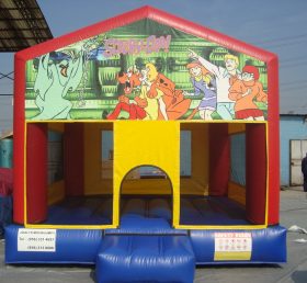 T2-2730 Scooby Doo uppblåsbar trampolin
