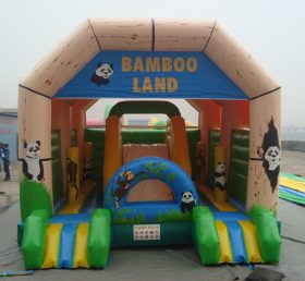 T2-2237 Bambu uppblåsbar trampolin