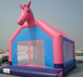 T2-106 Unicorn uppblåsbar trampolin