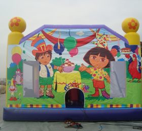 T2-2572 Dora uppblåsbar trampolin