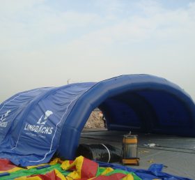 Tent1-360 Blå uppblåsbar taktält