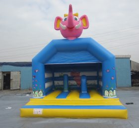 T2-2511 Elephant uppblåsbar trampolin