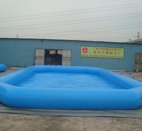 Pool2-511 Blå uppblåsbar pool