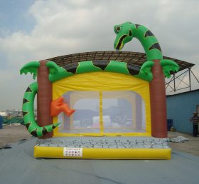 T2-2772 Dinosaur uppblåsbar trampolin