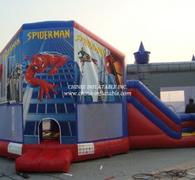T2-177 Spider-Man Super Hero Uppblåsbar trampolin