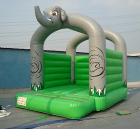 T2-2857 Elephant uppblåsbar trampolin