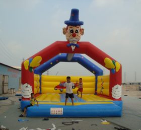 T2-440 Clown uppblåsbar trampolin