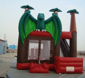 T2-385 Dinosaur uppblåsbar trampolin
