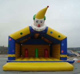 T2-2946 Glad clown uppblåsbar trampolin
