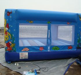 T2-2596 Ubåtvärlden uppblåsbar trampolin