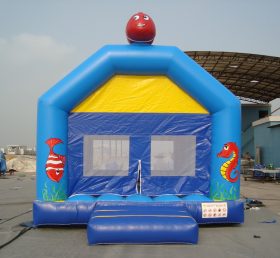 T2-2706 Ubåtvärlden uppblåsbar trampolin