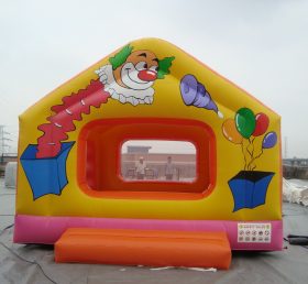 T2-2713 Clown uppblåsbar trampolin