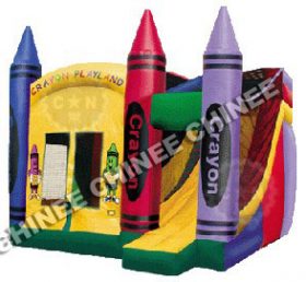 T5-110 Crayon uppblåsbar slott livvakt