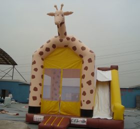 T2-2902 Giraff uppblåsbar trampolin