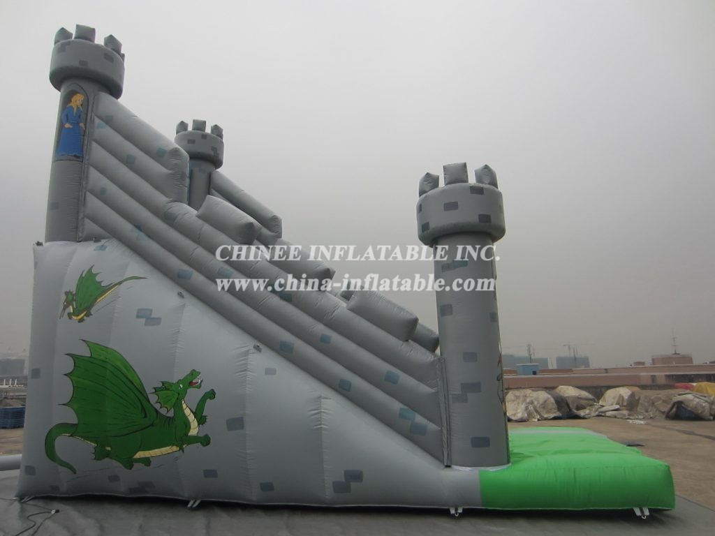 T8-699 Dragon And Soldier Giant Castle Slide