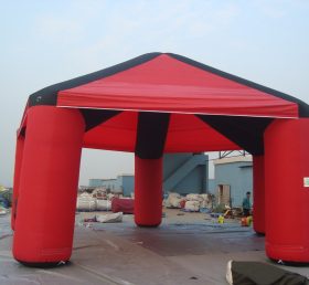 Tent1-417 Utomhus rött uppblåsbart tält