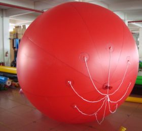 B2-14 Jätte utomhus uppblåsbar röd ballong