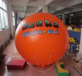 B2-20 Utomhus uppblåsbar orange ballong