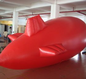 B3-44 Uppblåsbar röd luftbåtsballong