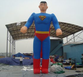 Cartoon1-692 Superman Super Hero Uppblåsbar Tecknad