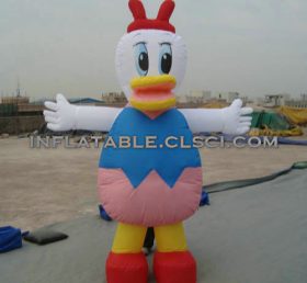 M1-214 Donald Duck uppblåsbar rörlig tecknad