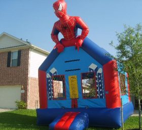 T2-1149 Spider-Man Super Hero Uppblåsbar trampolin