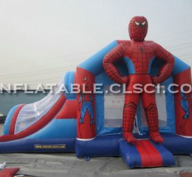 T2-1157 Spider-Man Super Hero Uppblåsbar trampolin