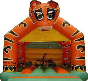 T2-126 Tiger uppblåsbar trampolin