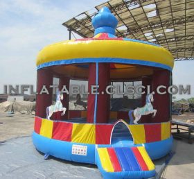 T2-1277 Cirkus uppblåsbar trampolin