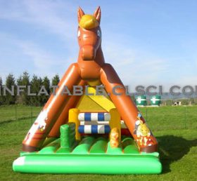 T2-1306 Giraff uppblåsbar trampolin