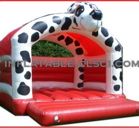T2-1340 Hunduppblåsbar trampolin